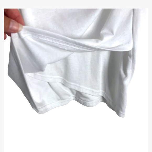 NWT!  LEITH WHITE RUCHED-BODYCON TANK DRESS - Picture 6 of 6